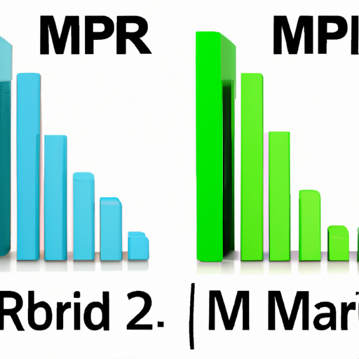 A dynamic bar graph showing the performance benchmarks of the m2 air and the m3 pro