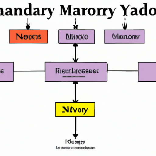 A high-level diagram showing the layout of a numpy ndarray object in memory illustrating strides and data-types.