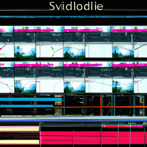 A screen showing a video editing software timeline with multiple tracks and effects