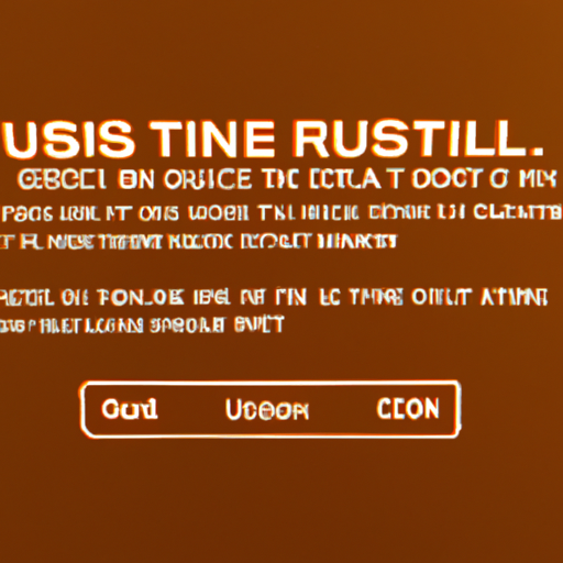 A screenshot of a rust installation guide or successful setup message.