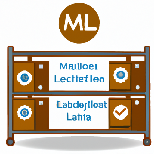 An image of a server rack with rust and ml icons indicating deployment.