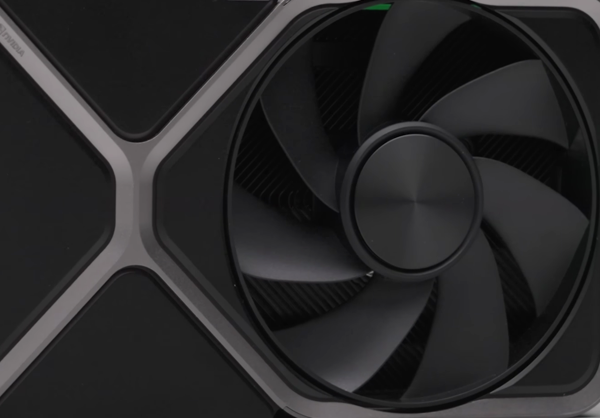 Nvidia rtx 4070 fe titanium black fan