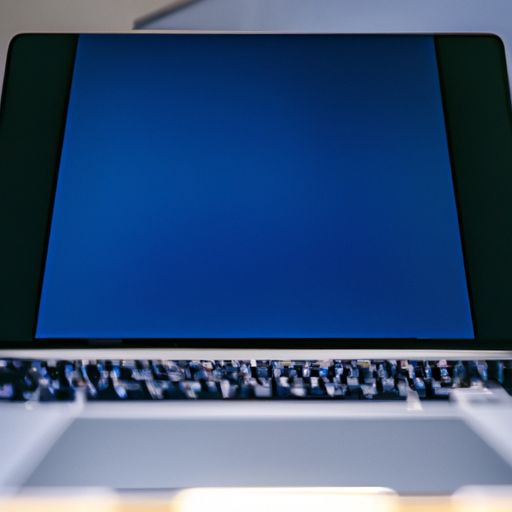 Photo of the new m3 macbook pro on a desk showcasing its design