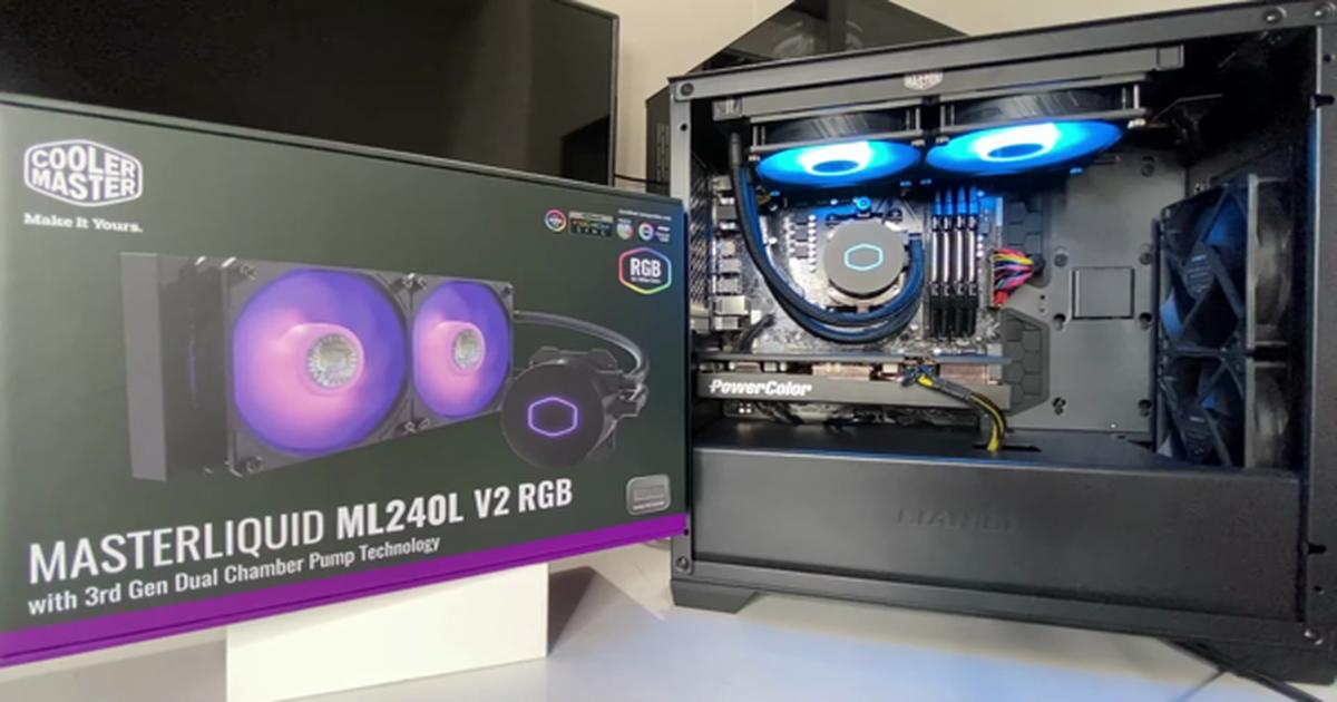 Cooler Master ML240L V2 RGB AM5対応 MasterLiquid ML240L V2 RGB CPU Liquid Cooler | Cooler Master