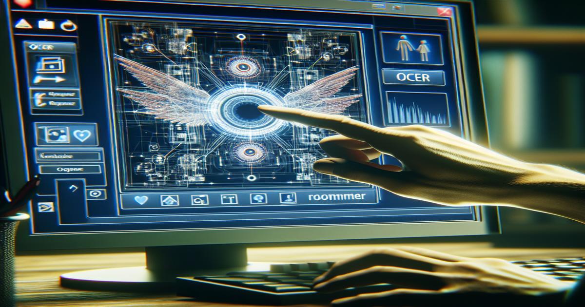 person-setting-up-tesseract-software-on-computer-screen-do-not-show ...