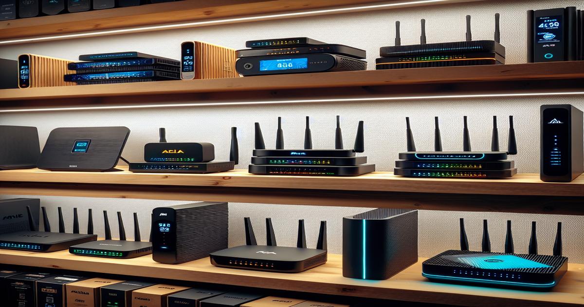 Routers by brand (2024)