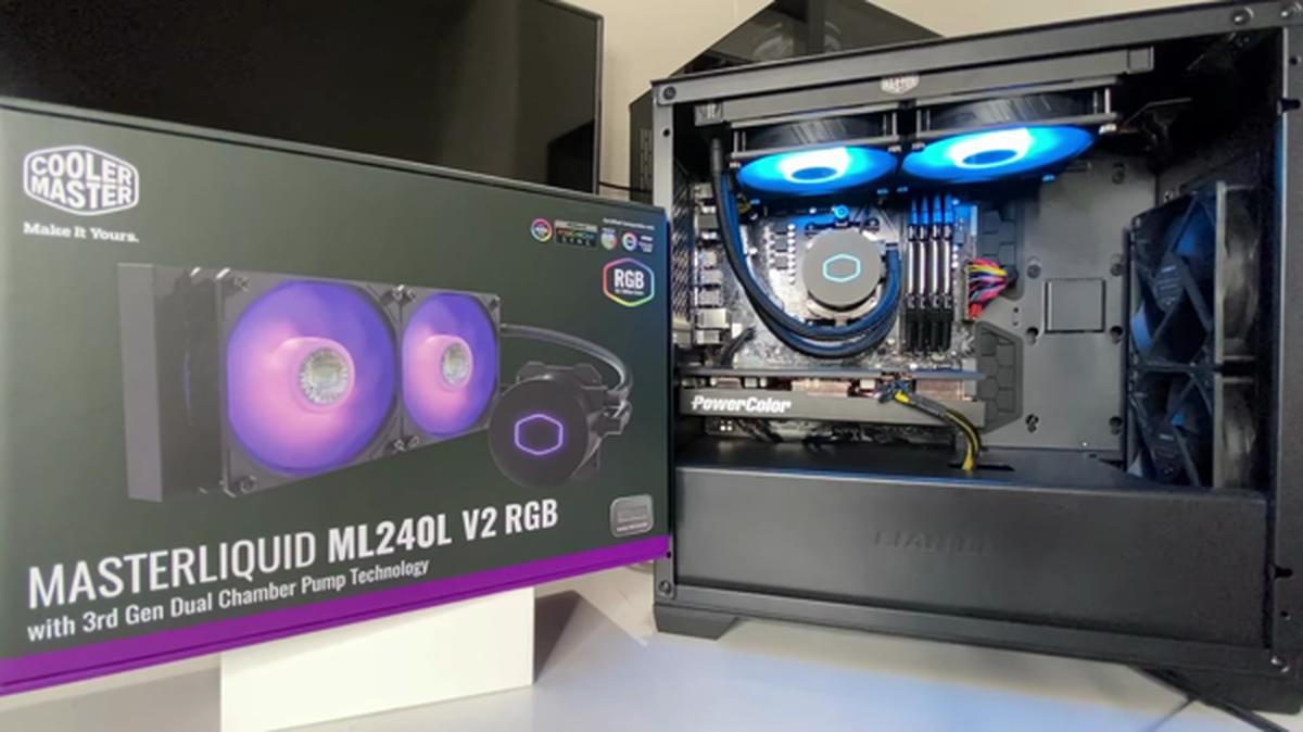 Review: CoolerMaster MasterLiquid ML240L RGB V2 AIO Cooler (2024